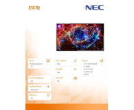 Nec 55'' E557Q 60004552 4K Czarny - 1379483 - zdjęcie 5